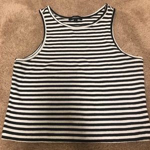 Striped crop top